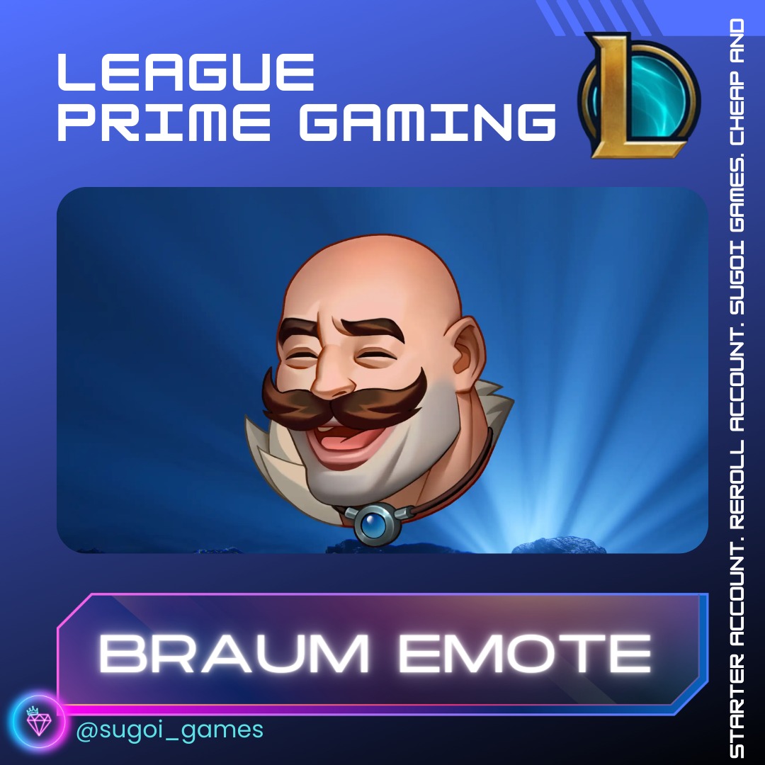 Braumw emote in November 2023 Prime Gaming rewards