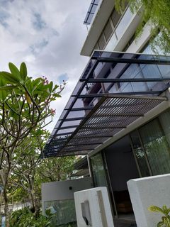 Built Shelter and Roofing, Polycarbonate, Laminated Glass Roof Works, (Clear, Normal or Tempered) Aluminium Composite, Waterproofing, Panel Replacement and Roof Repair