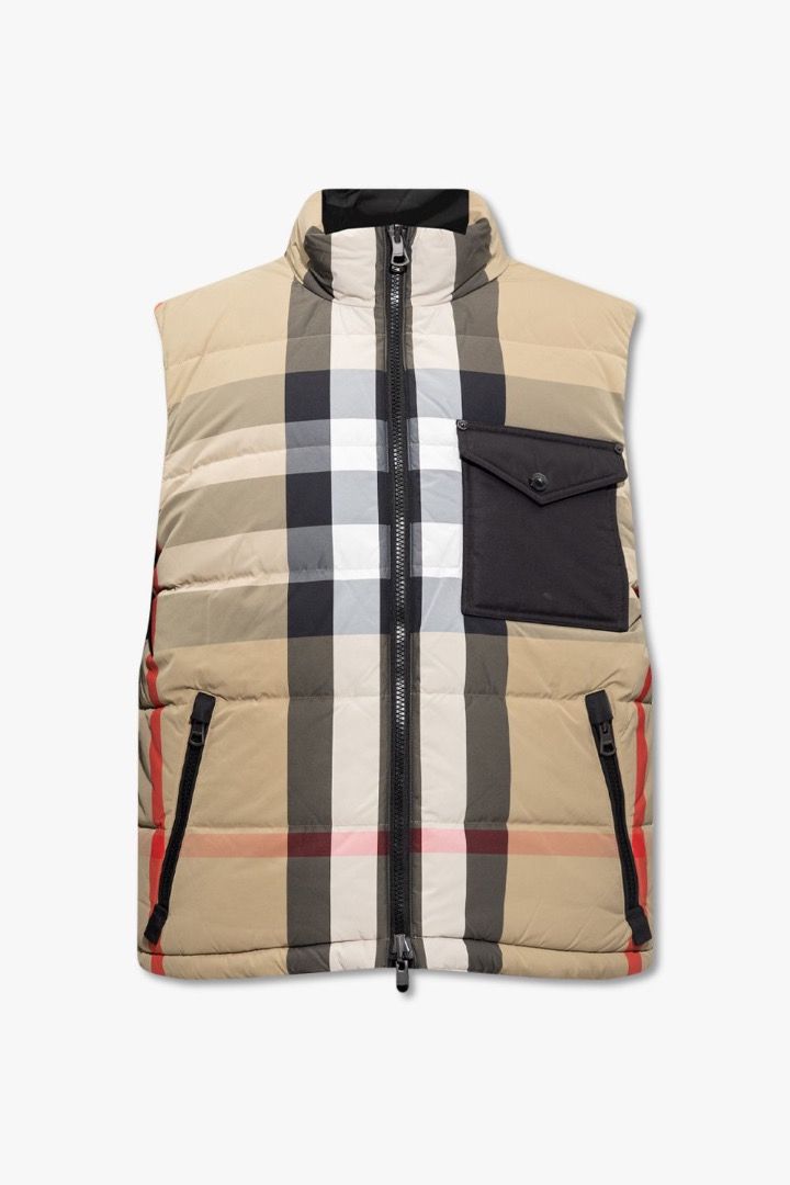 BURBERRY Romford reversible shell down vest 566.33 x 3 months