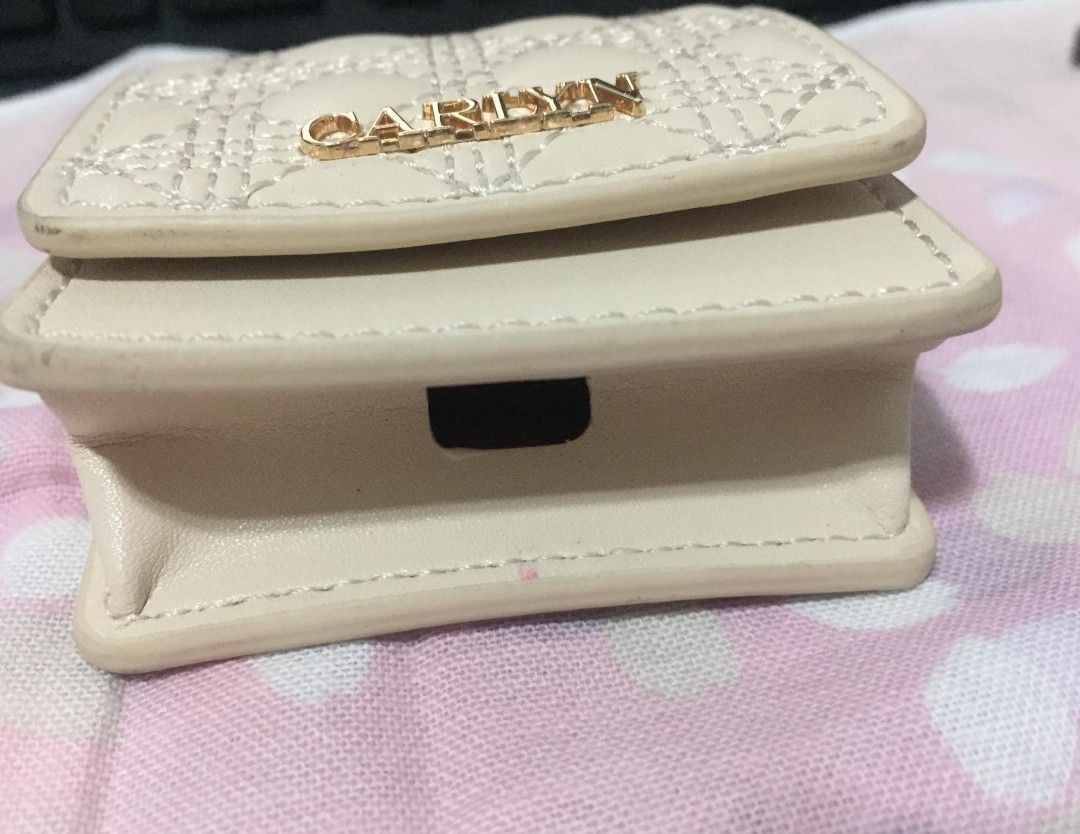 Carlyn Quilted Airpod Case, Women's Fashion, Bags & Wallets, Purses