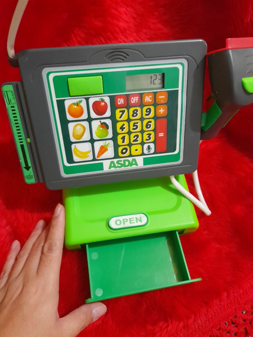 Cash register Toy Asda, Hobbies & Toys, Toys & Games on Carousell
