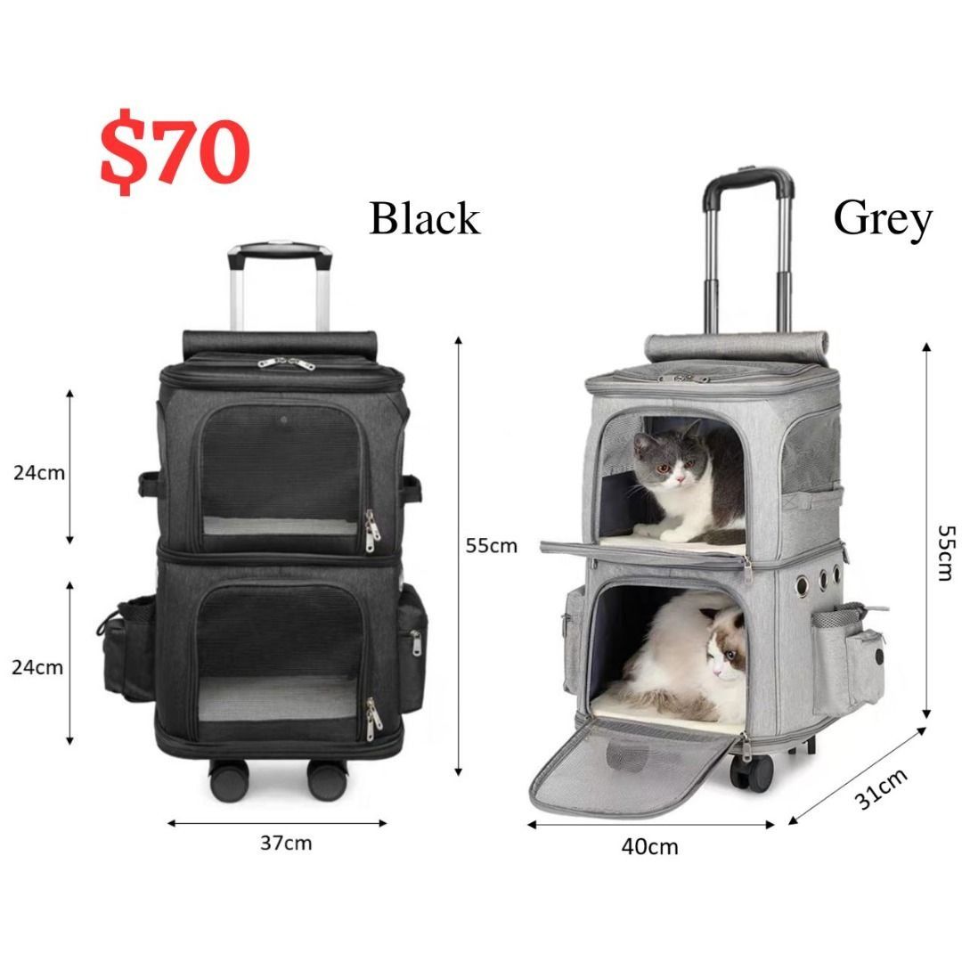 Double dog carrier backpack shop