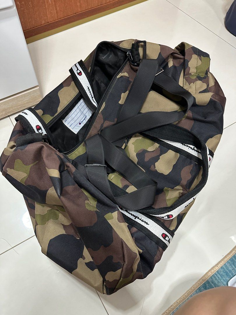 Camo champion duffle store bag