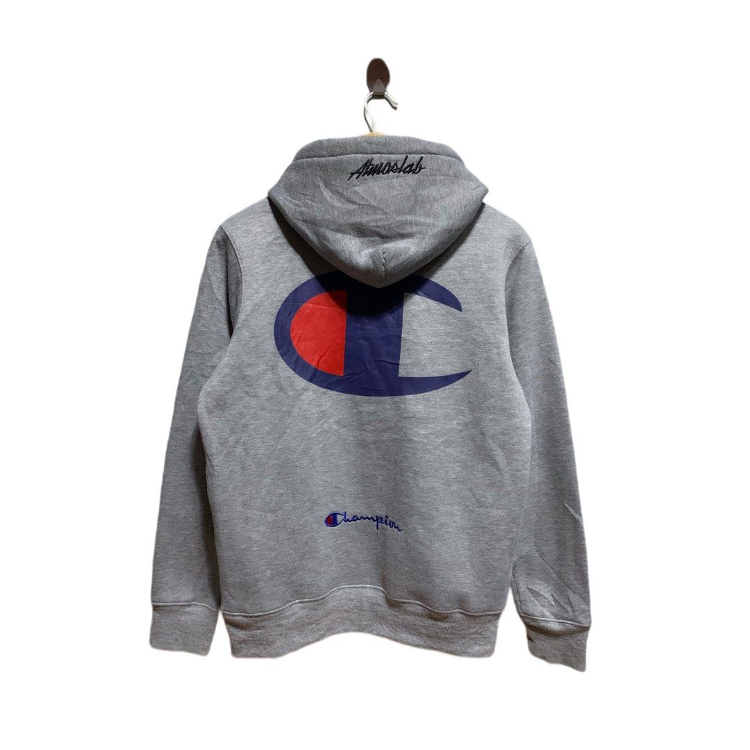 Champion men's big logo hoodie outlet