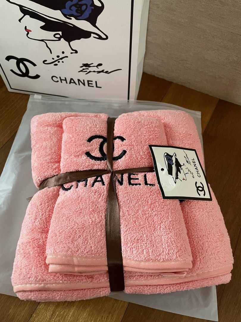 Chanel bath sales towels