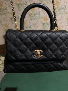 Chanel Coco Handle Small - Black, Luxury, Bags & Wallets on Carousell