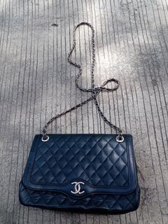 What Goes Around Comes Around Chanel Cc Oval Bag in Black