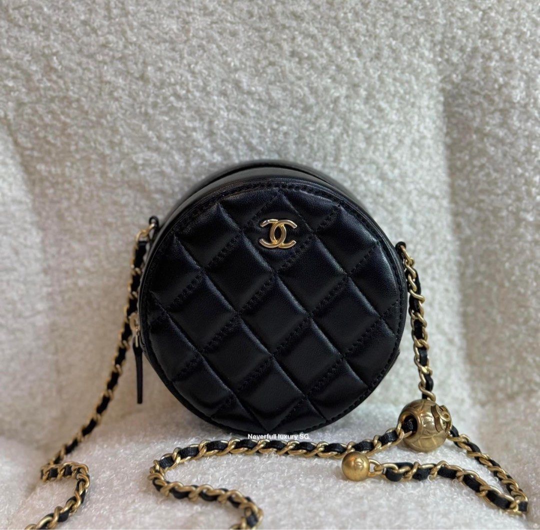 Chanel round sling bag 2025