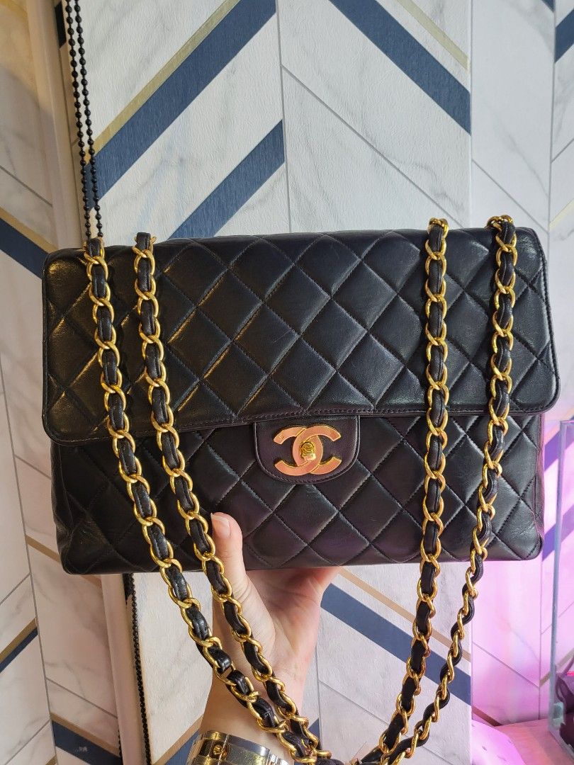 CHEAPEST $3880! Full Set Chanel Classic Jumbo Flap, Luxury, Bags