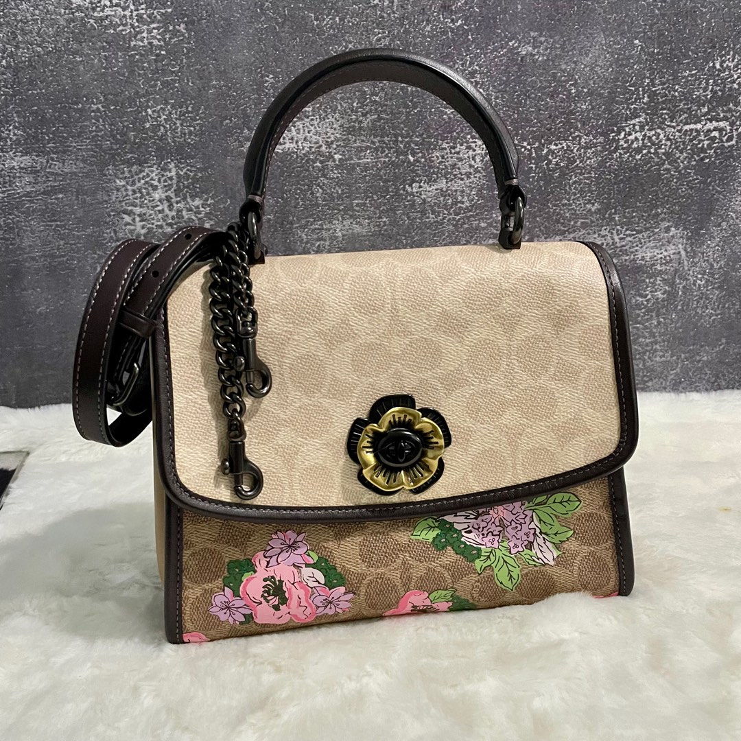 Coach Parker Top handle, Luxury, Bags & Wallets on Carousell