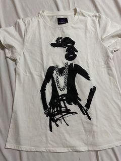 Mua Mua Coco Chanel T-shirt in White