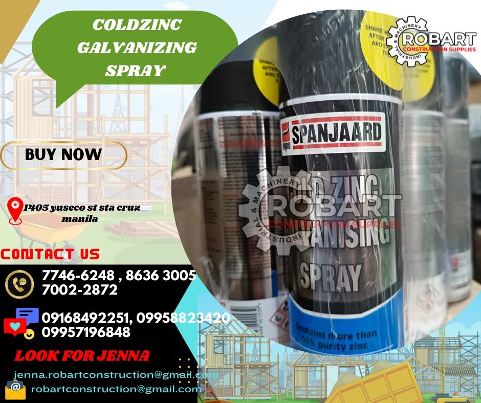 Spanjaard Cold Zinc Galvanizing Spray 2024 www.lightgames.pro