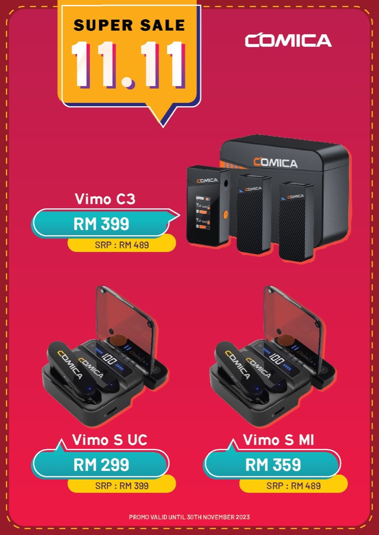 COMICA VIMO C3 / VIMO S UC (TYPE-C) / VIMO S MI (LIGHTNING), Audio ...