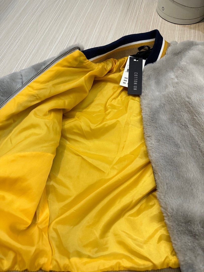 Fur jacket cotton on sale