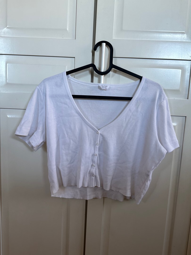 Classic white cotton oversized button up