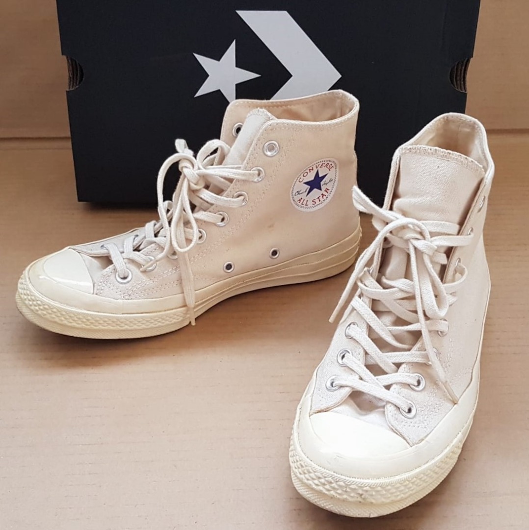 Chuck 7 retro discount stripe high top sneakers