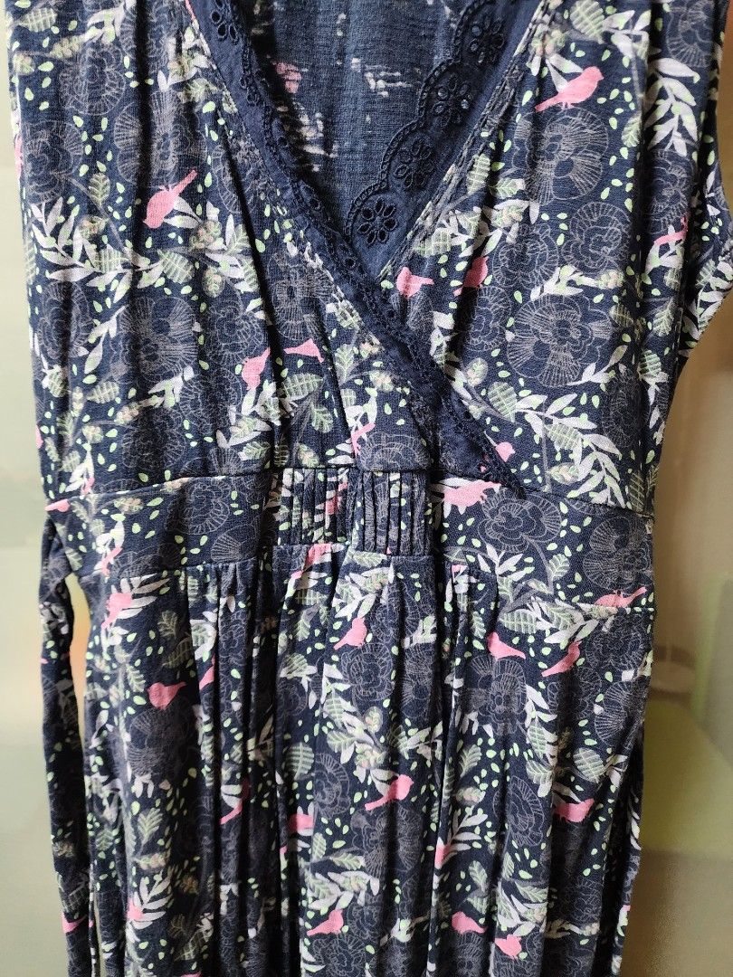 Debenhams black floral dress clearance