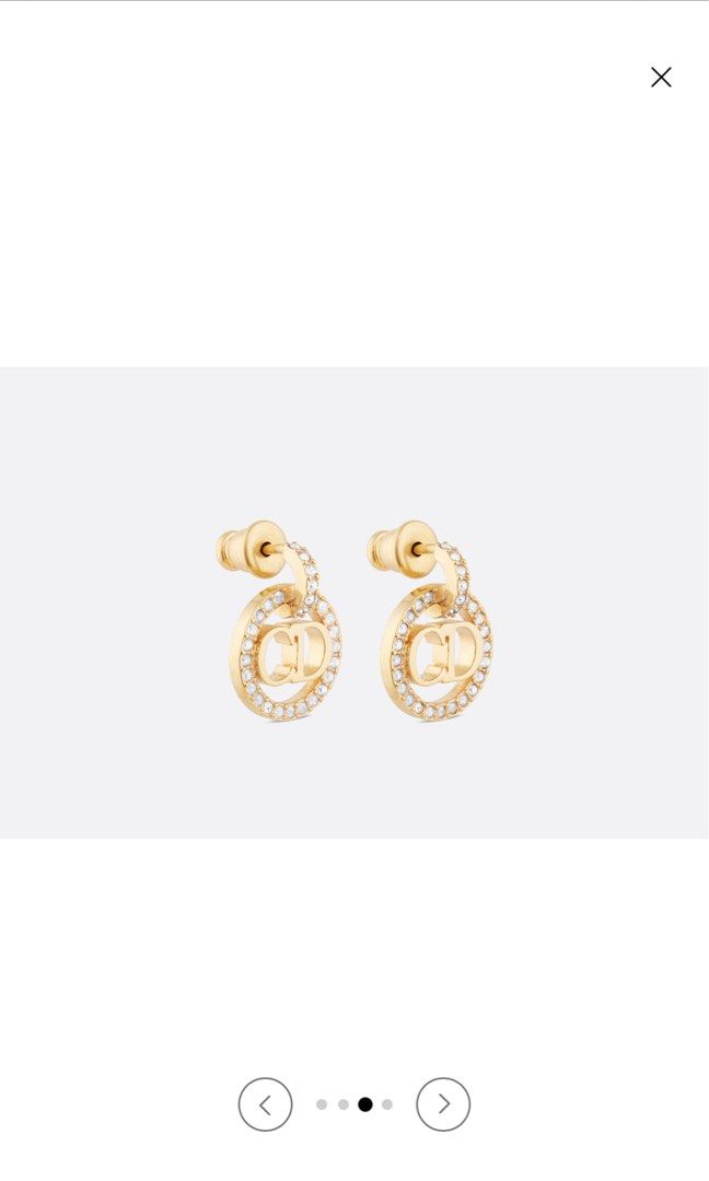 Dior Clair D Lune Earrings Luxury Accessories on Carousell