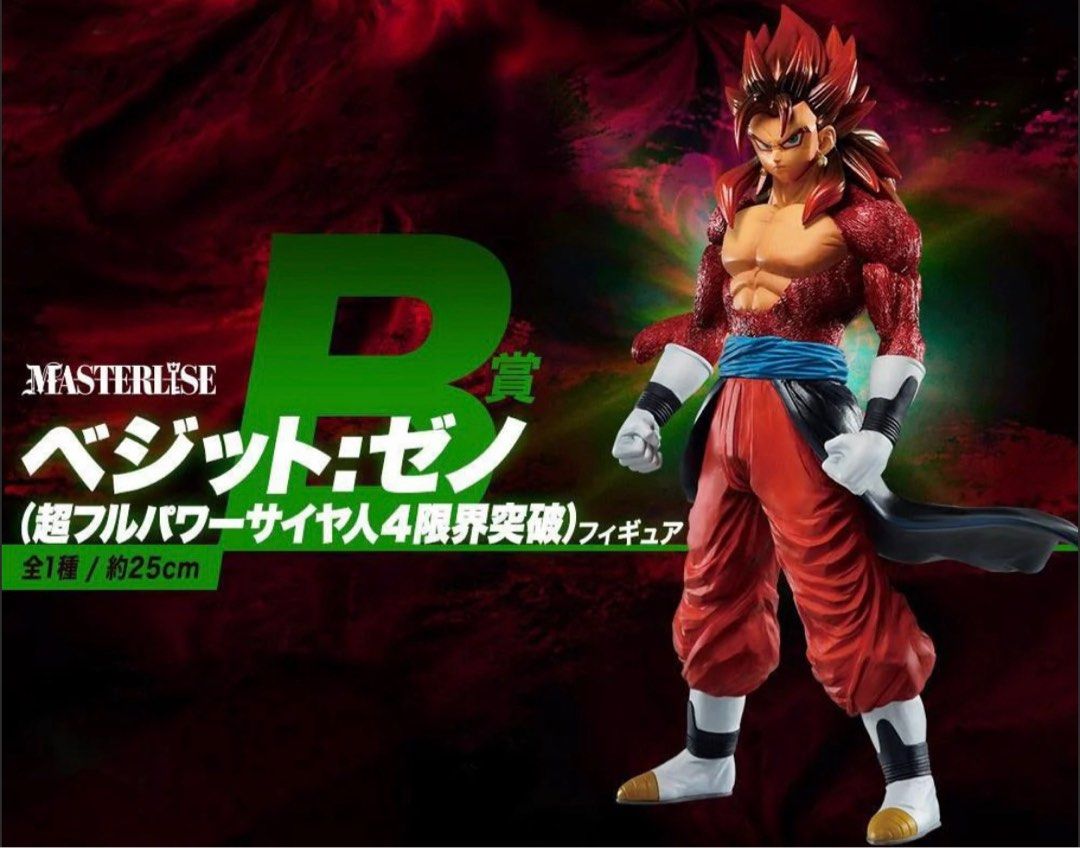 GOGETA SSJ4 MASTERLISE ICHIBAN KUJI DRAGON BALL SUPER HEROES 100% ORIGINAL  SEM CAIXA - ICHIBAN ACTION FIGURES