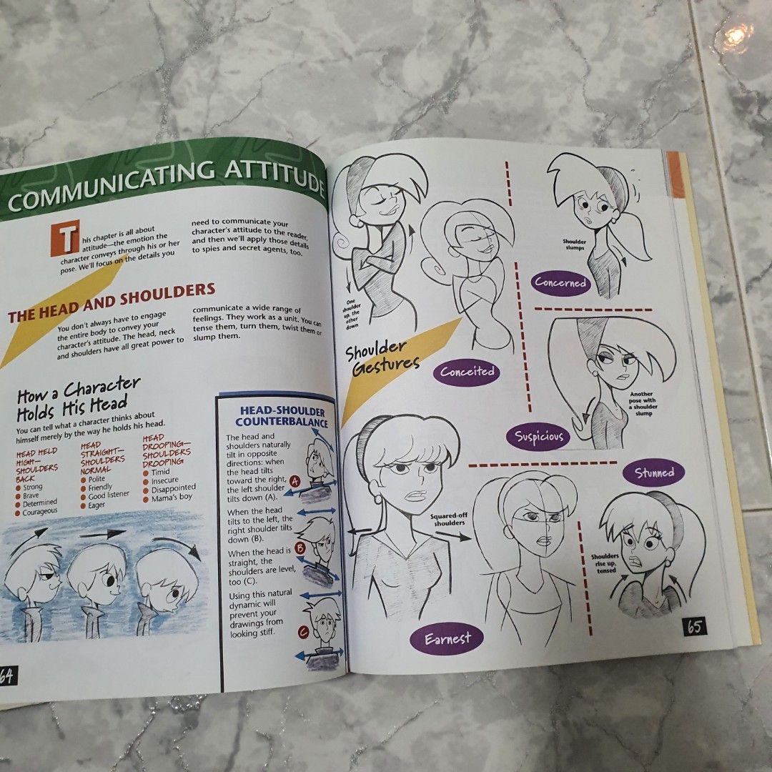 Drawing tutorial guide books manga shoujo and cartoon superheros ...