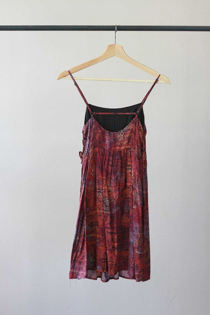 Ecote Mini Cami Dress with Side Details Women s Fashion Dresses