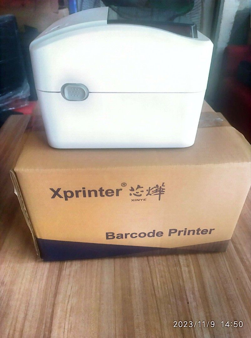 EXPRINTER BARCODE XP420B USB PORT (Category: Printers, Scanners & Copiers) located in Manila. Submitted by cm875381367283 (Listing ID 1264718329, Image 2). Description: Xprinter barcode printer series Xp-420b USB Brand New sealed w box FREE 1 ROLL WAYBILL units available stock on hand 1 year warranty FB page Montoya trading Text/Call us: # 09318680287.
