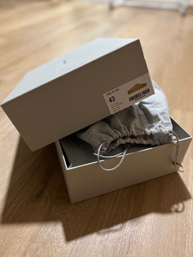 fear of god shoe box