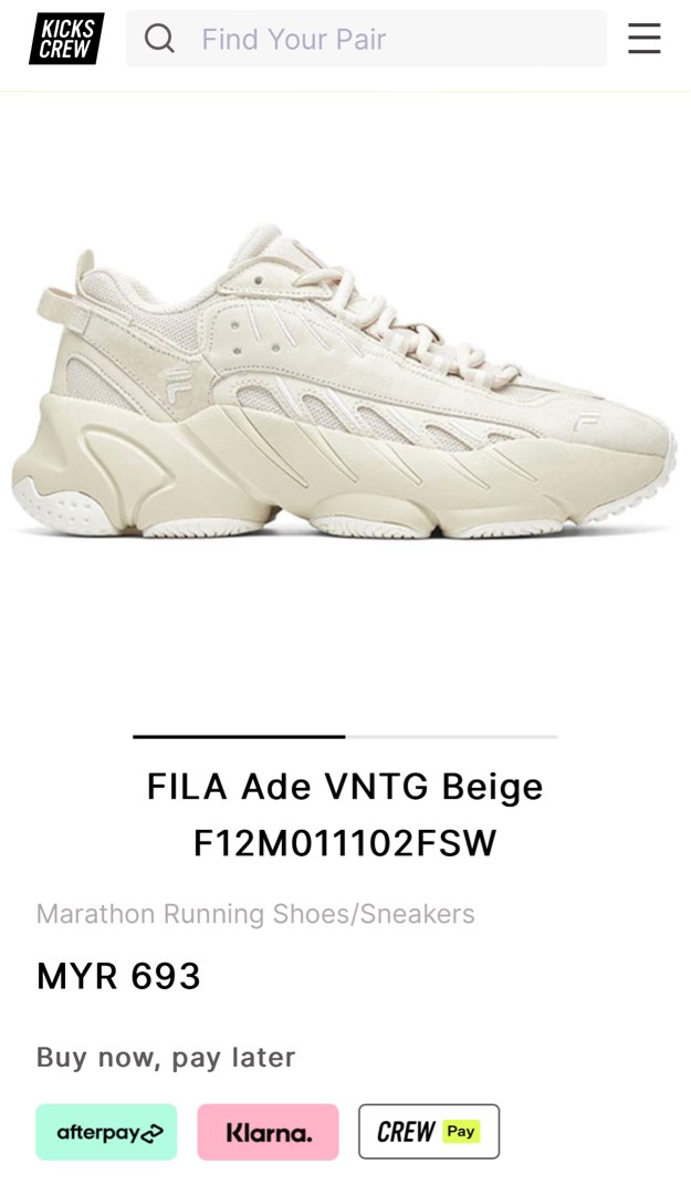 Fila 2025 shoes afterpay