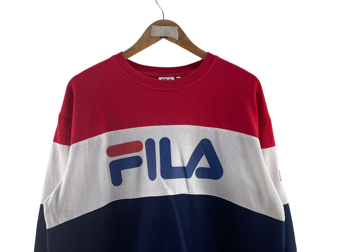 Fila hotsell striped sweatshirt