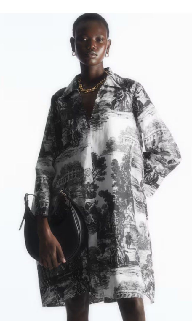 FRENCH TOILE LINEN DRESS, Women's Fashion, Dresses & Sets, Dresses on  Carousell