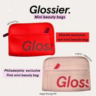Glossier ~ Atlanta & Philadelphia exclusive mini beauty bags