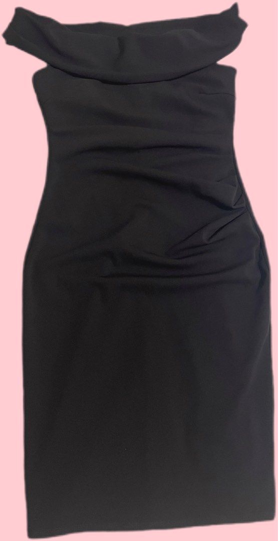 Goddiva Vicky Pattison off shoulder midi dress UK 12 very beautiful piece good material