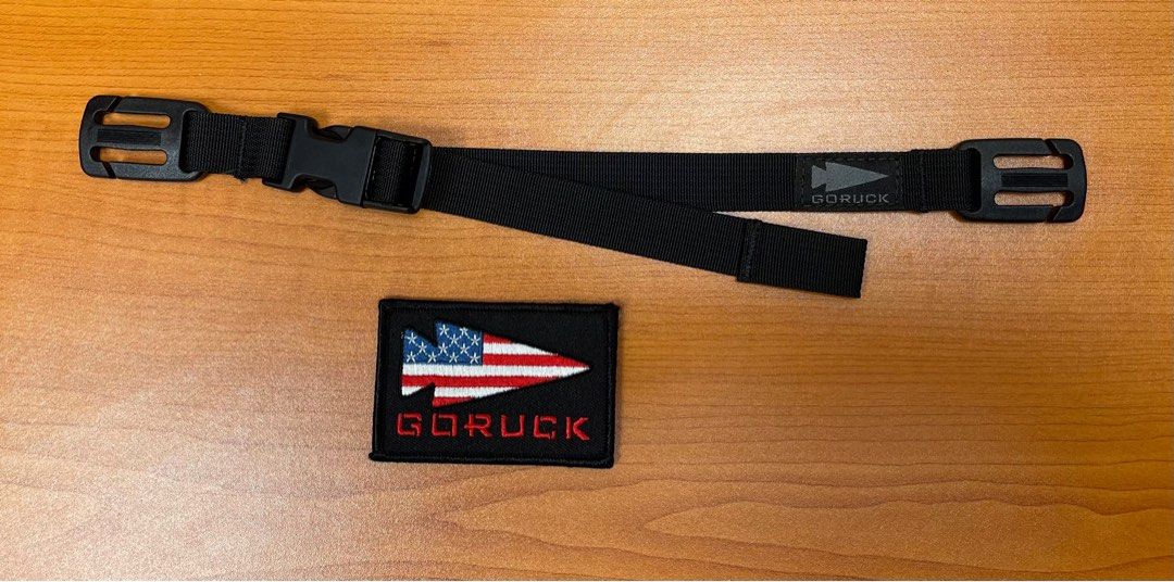 GORUCK Sternum Strap Black Sports Equipment Hiking Camping