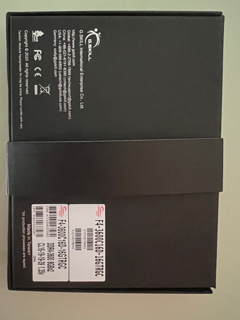 G.skill trident Z royal 8GBx2 DDR4 3600 Computers Tech Parts