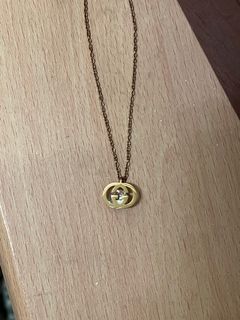 Gucci 帶鑽項鍊