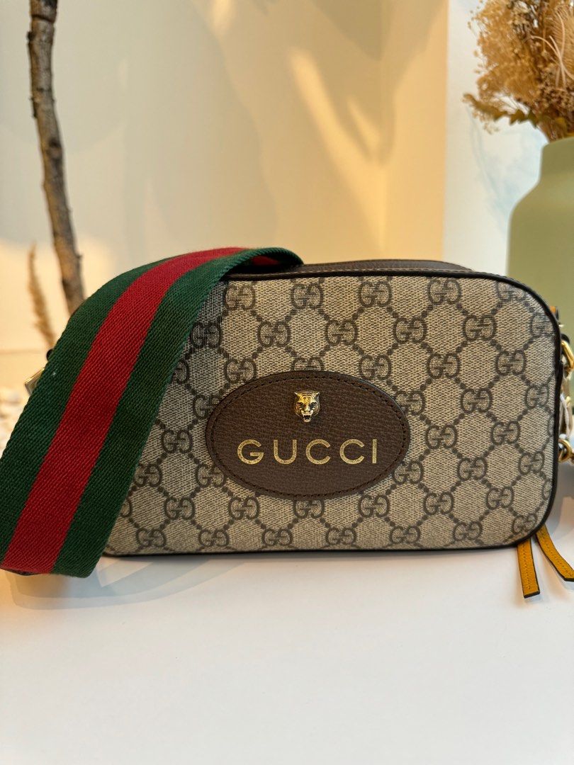 Gucci monogram sales camera bag