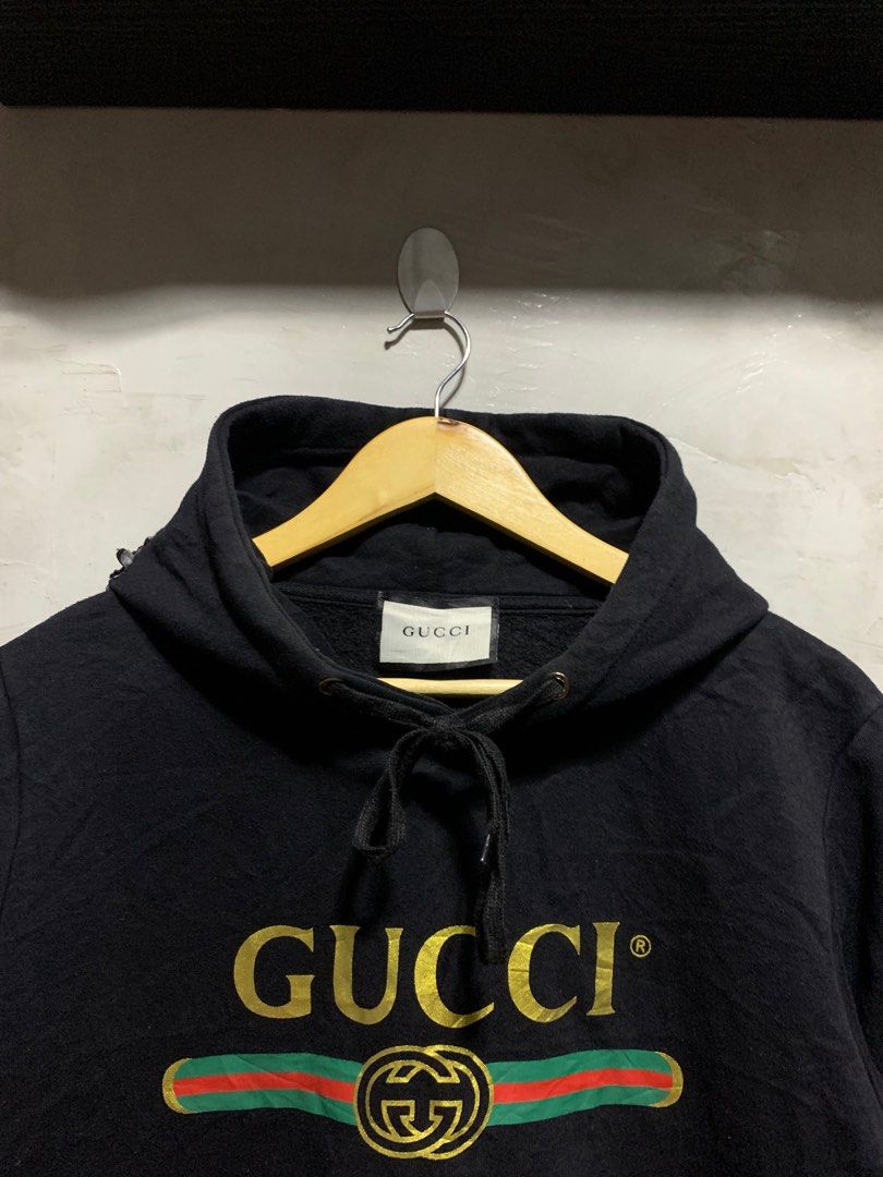 Gucci wolf embroidered hoodie outlet