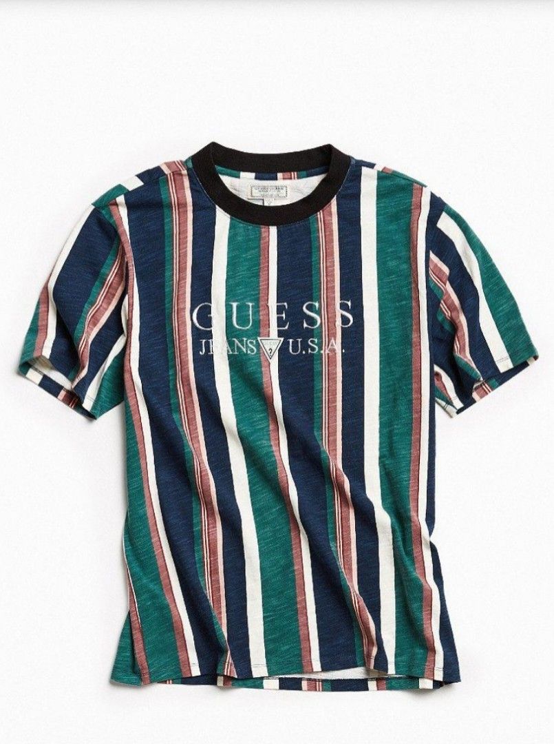 Guess 81 sayer hot sale striped tee