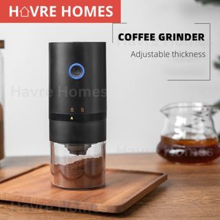 Havre Electric Coffee Grinder USB Portable Wireless Coffee Bean Grinder Maker Machine Rechargable