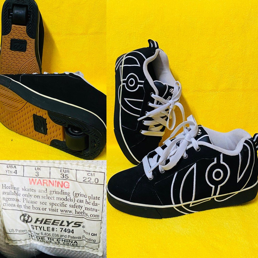 Heelys Computer Game Heelys Skate Shoes with black wheels Size 35, Sports Equipment, Sports ...