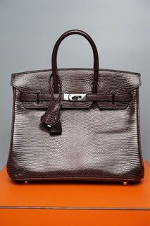 Hermes Limited Edition Birkin 25 Bag in Biscuit Swift Leather & Ecru T –  Mightychic