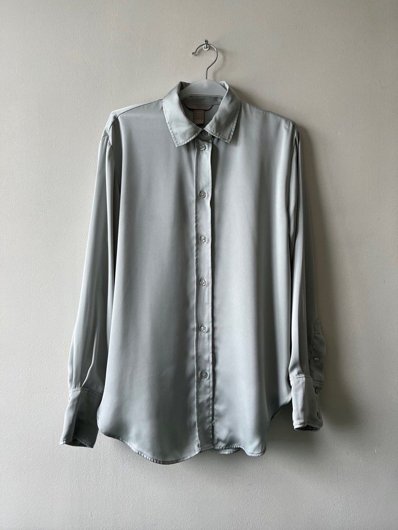H&m best sale polyester shirt