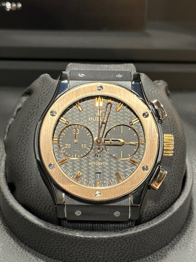 Hublot classic fusion chronograph online rose gold