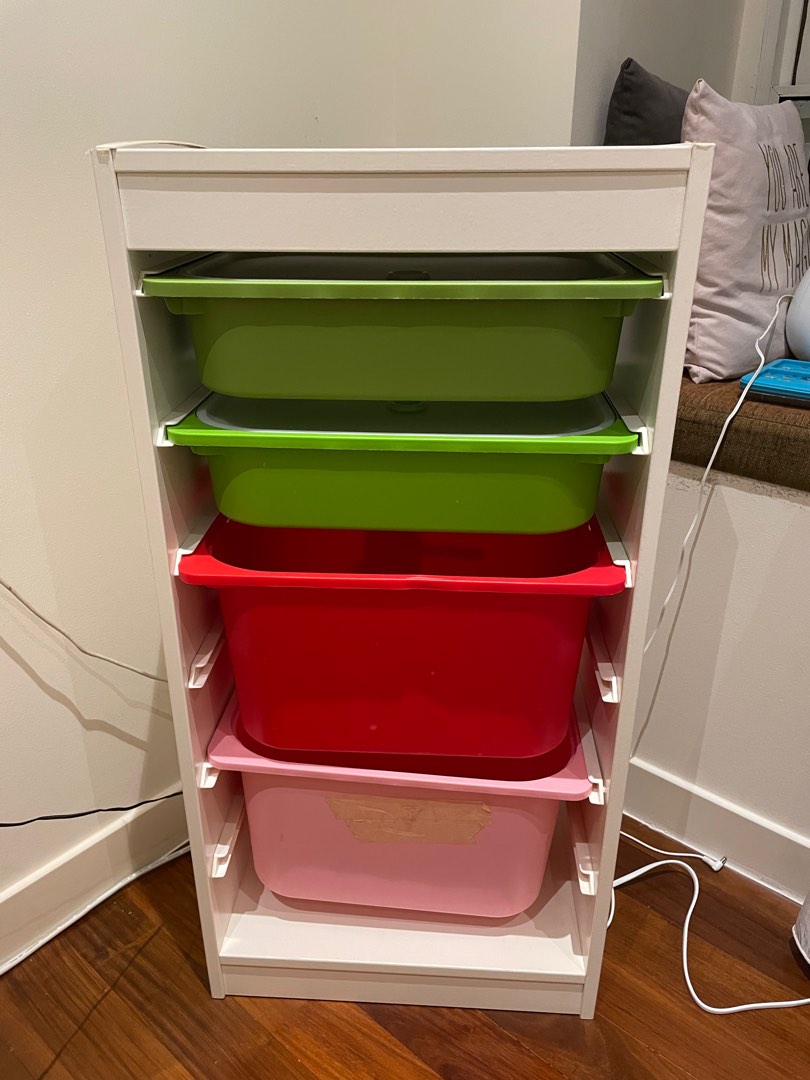 IKEA trofast bucket storage, Furniture & Home Living, Furniture
