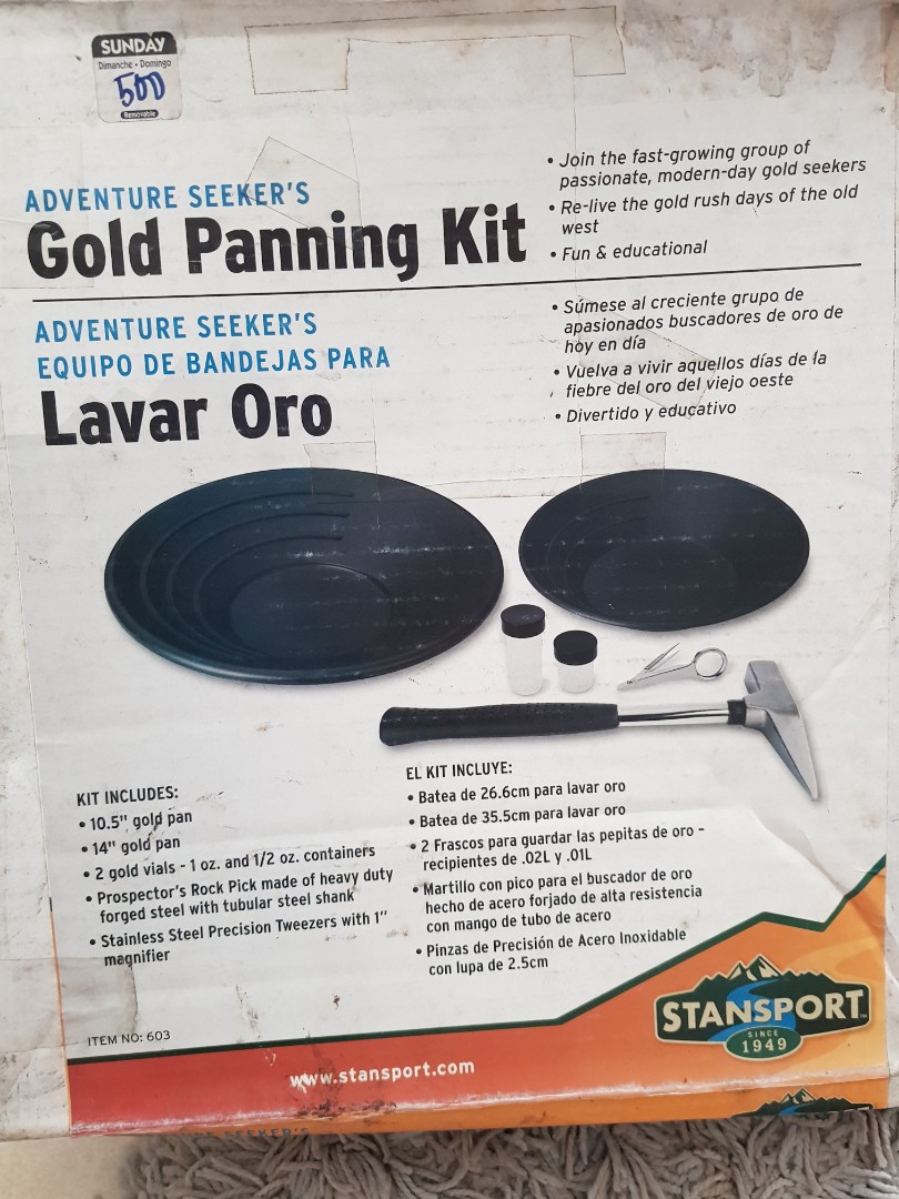 Adventurer's Gold Panning Kit