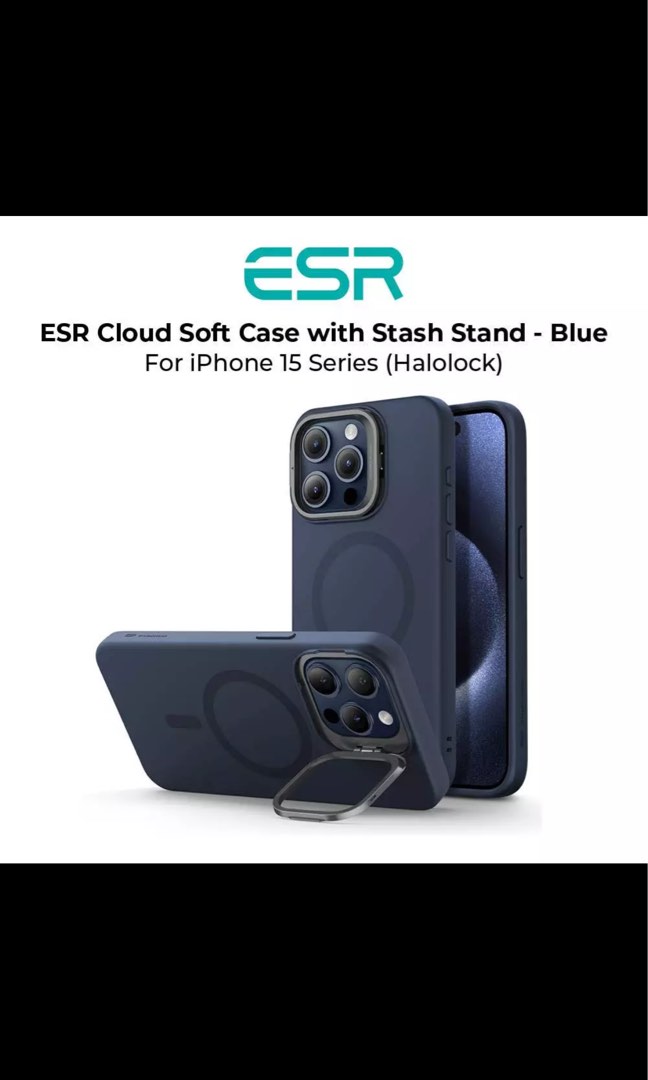 iphone 15 pro ESR cloud soft case, Mobile Phones & Gadgets, Mobile & Gadget  Accessories, Cases & Sleeves on Carousell