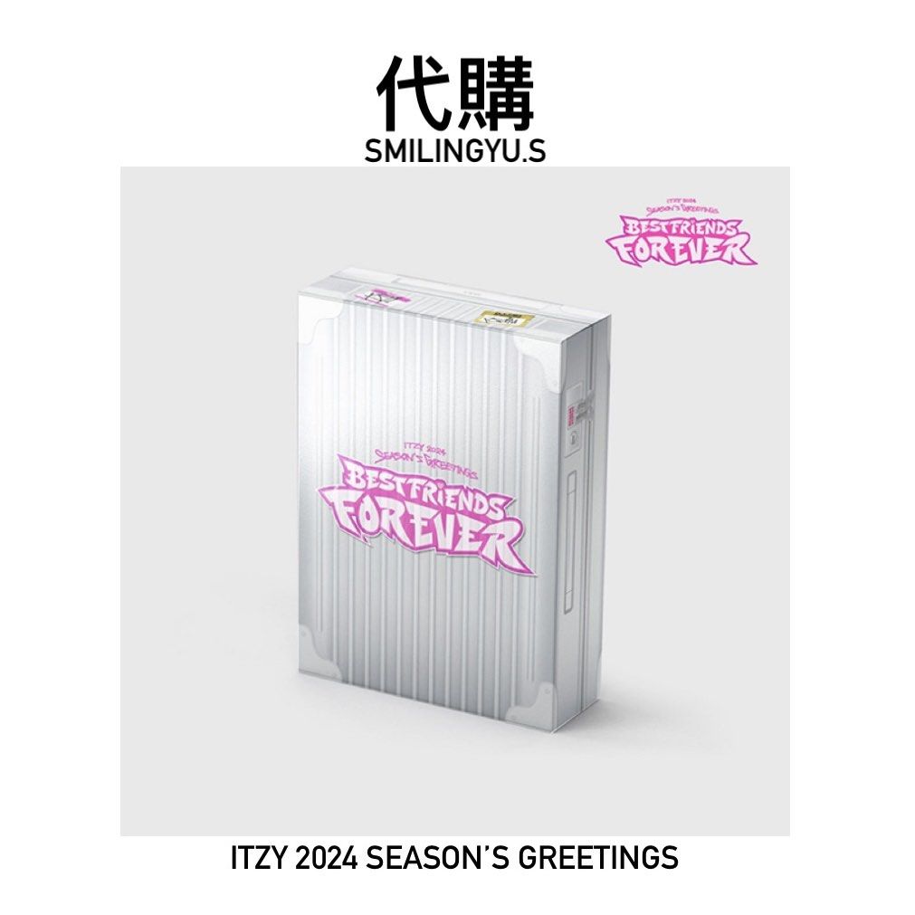 ITZY 2024 Season’s Greetings [Best Friends Forever] 年曆 枱曆 台曆 小卡 代購, 預購 Carousell
