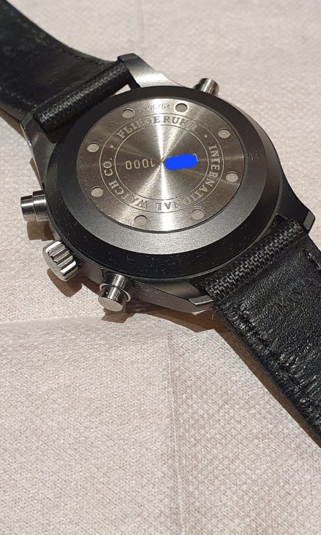 IWC 3786 Pilots Watch Double Chronograph Limited 44mm Luxury