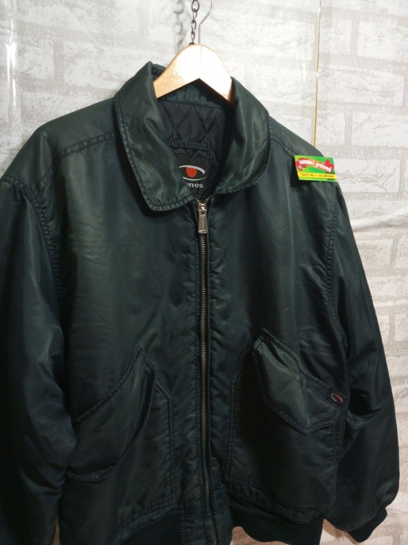 Jacket Bomber Cronos Fesyen Pria Pakaian Baju Luaran di Carousell
