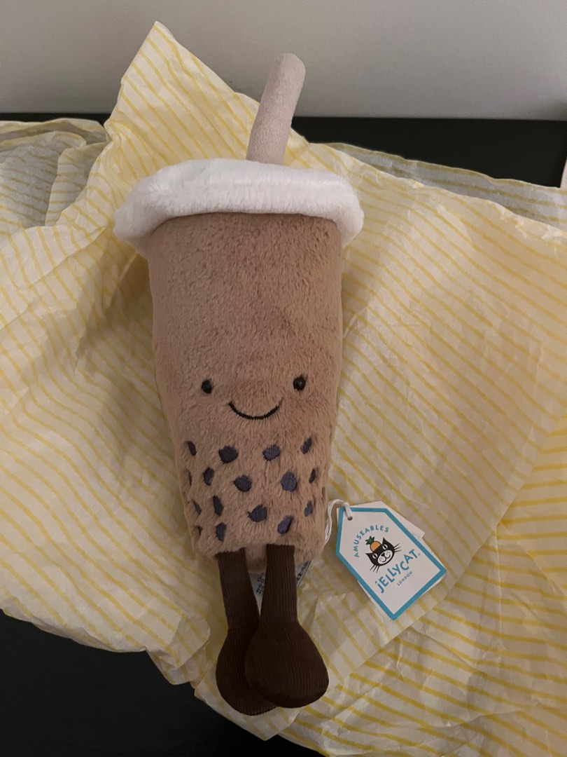 Jellycat bubble tea soft toy, Hobbies & Toys, Toys & Games on Carousell